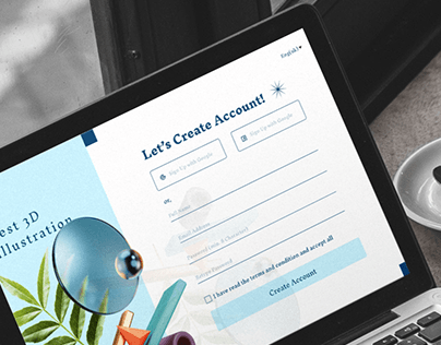 Create new Account Page
