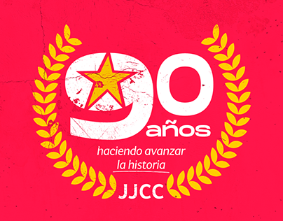 Logo 90 años Juventudes Comunistas de Chile