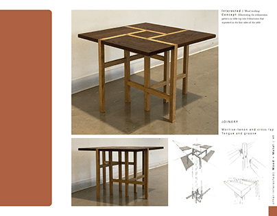 Craft/ Material Studies | Wood + Metal Smithing