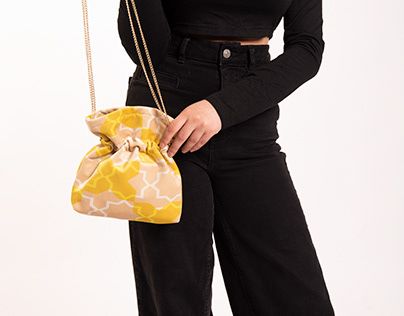 Handbags with zellige pattern