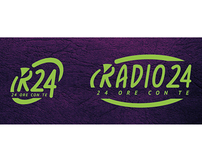 Restyle logo Radio24 20th anniversary