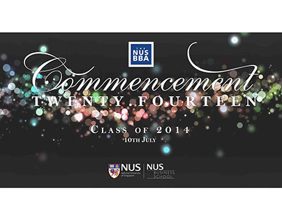 Commencement banners