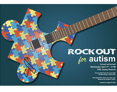 Rock Out for Autism Poster