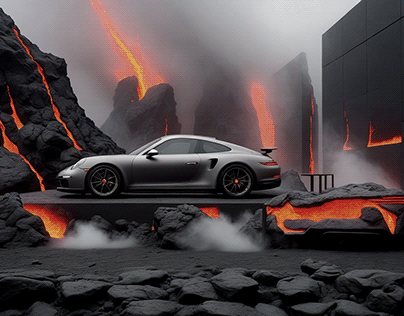 car and magma