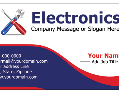 Electronics Business Card