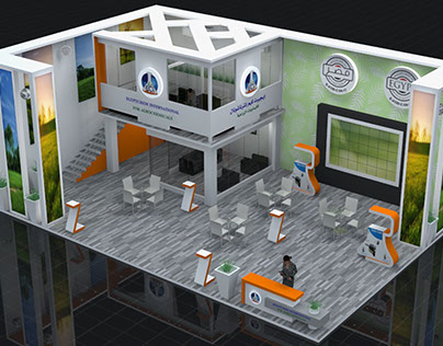 Double Deck Design Booth for Agrena Exhibition