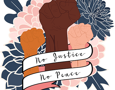 No Justice No Peace Illustration
