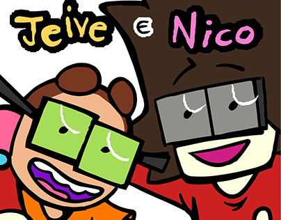 Jeive e Nico 2D animated series conceptualization