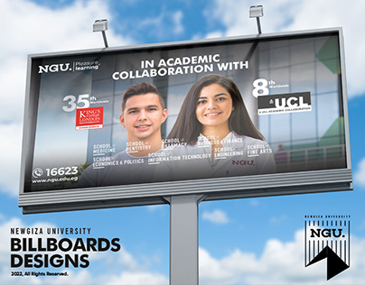 Newgiza University's Billboards