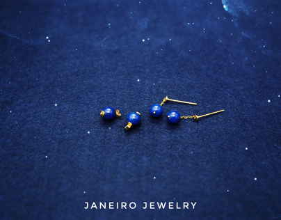 Galaxy | Lazurite Earrings