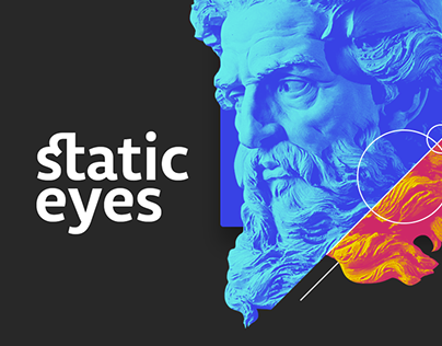 ☝ static eyes ☝ 90 days, 90 posters.
