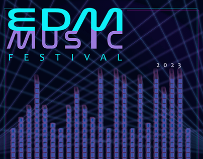 EDM Music Festiva: Poster Design