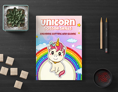 Unicorn scissor skils book cover