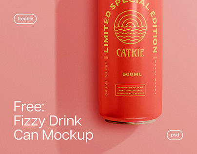 Fizzy Drink Can Mockup Vol.2