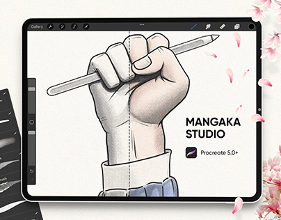 Mangaka Studio For Procreate