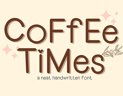 Coffee Times | a neat handwritten font