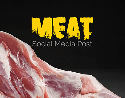 Meat Social Media Post Design