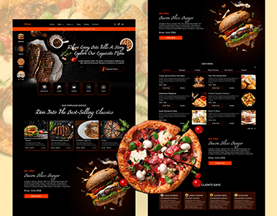 Online food order website