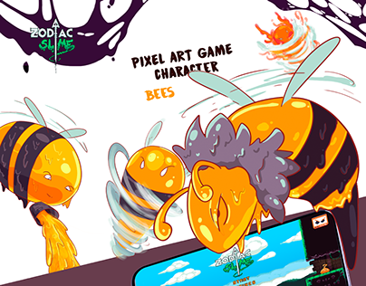 Pixel Art - Character Design | Bees