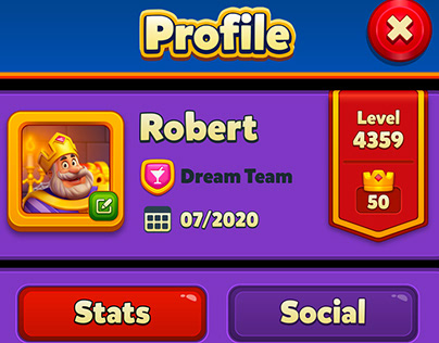 Royal Match - User Profile