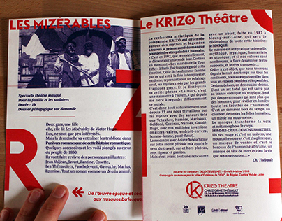 Krizo Théâtre - Flyer