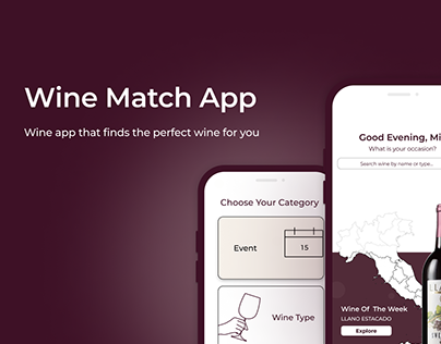 Wine Match App UX|UI