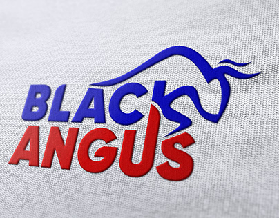 Black Angus Re-Branding logo design