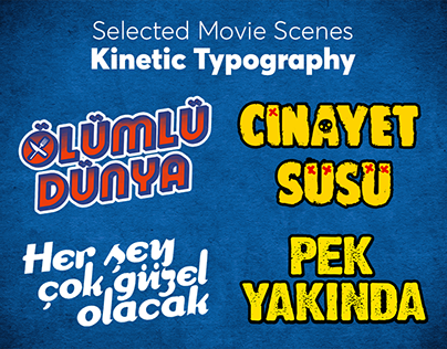 Popular Scenes from Turkish Movies | Kinetic Typography