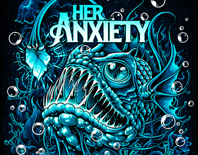 HER ANXIETY - NO LAND IN SIGHT (COVER ALBUM DESIGN)