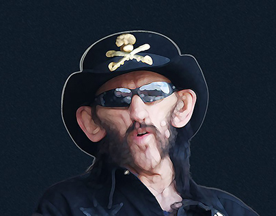 Lemmy Kilmister Caricatura Photoshop