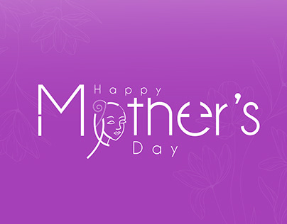 Happy Mothers Day Lettering Design