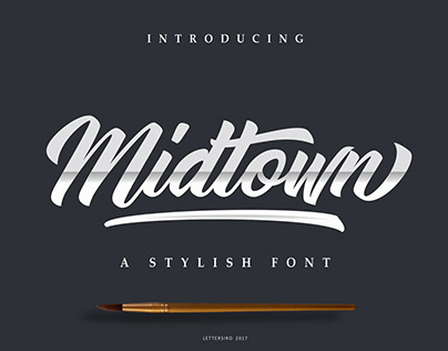 Midtown Font logotype