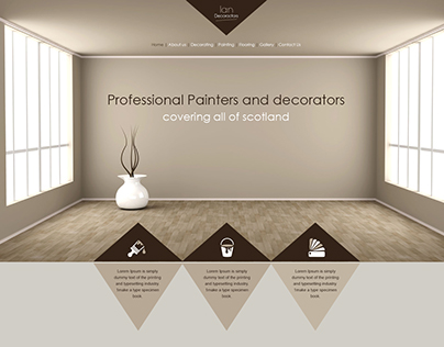 Decorators Website Design