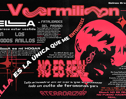 Vermilion - Diseño doble página