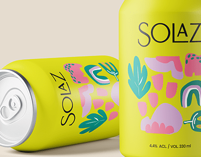 Etiqueta y logo - Solaz cerveza