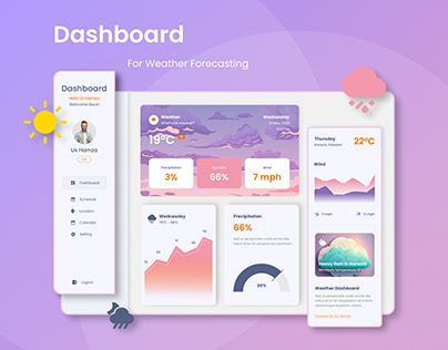 Weather Dashboard UI Design