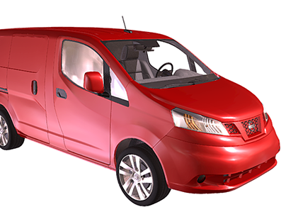 Nisan NV200 Van (Red)