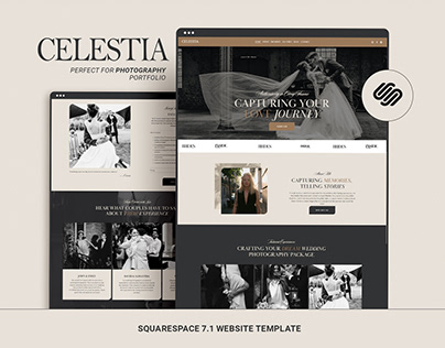 Photography Squarespace Website Template