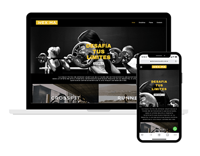 Diseño UI sitio | Template Wex Ma