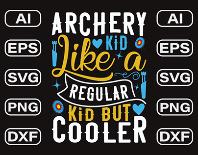 Archery kid like a regular kid but cooler