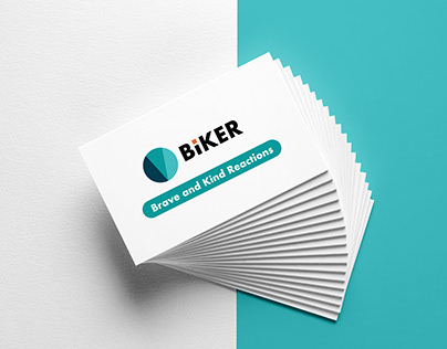 BIKER's logo and visual identity