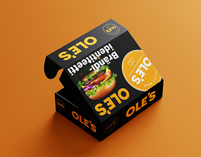 Burger Box Packaging Design