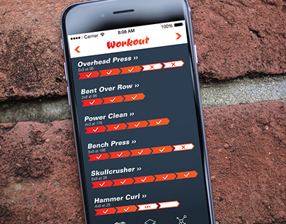 Rokkit Lifts - Workout App UI Design