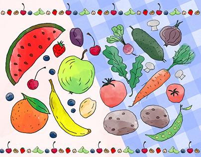 Illustrations for the School of Plant-Based Nutrition