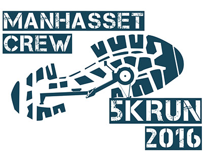 5K Run logo, poster, and shirt design.