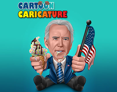 cartoon caricature Joe Biden