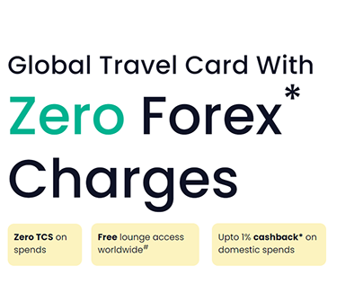 International Travel Card with Zero Forex Markup
