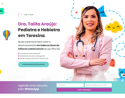 Landing Page - Dra. Talita - Pediatra