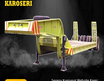 HARGA TRAILER - LOW BED - LOWBOUY - DOLLY TRAILER