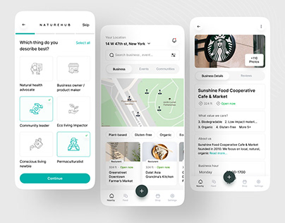 NatureHub Conscious Community - App Redesign